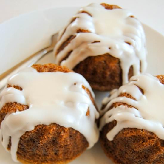 Pumpkin Mini Bundt Cakes - Recipe photo by simplycookingintexas