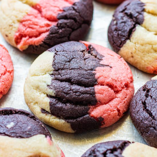 Neapolitan Cookies - Recipe photo by eatdessertsnack