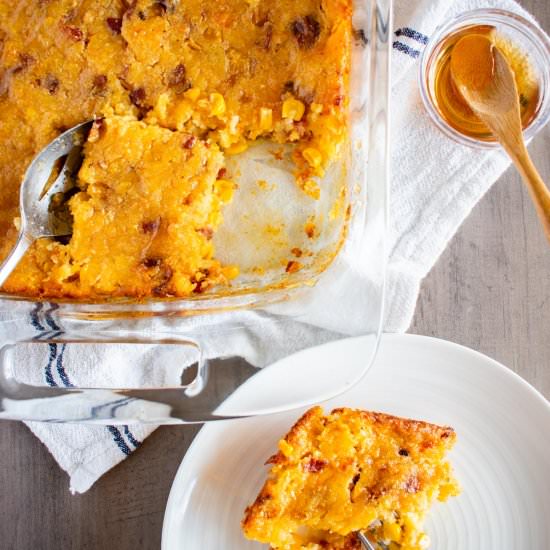 Sweet and Spicy Corn Casserole - Recipe photo by momentsandmeals