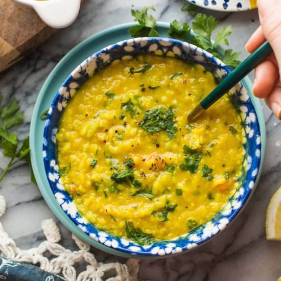 Arabic Lentil Soup - Recipe photo by asaucykitchen