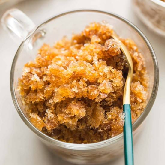 Coffee Granita - Recipe photo by asaucykitchen