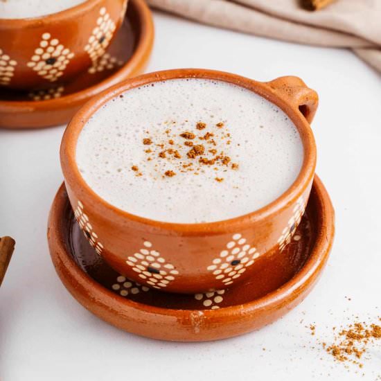 Atole de Arroz (Rice Atole) - Recipe photo by brokebankvegan