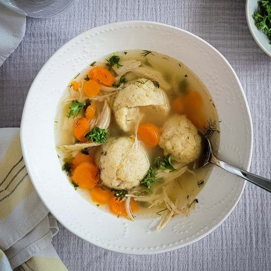 Instant Pot Matzo Ball Soup - Recipe photo by momentsandmeals