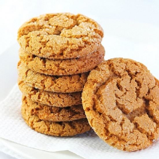 easy gingersnap cookies - Recipe photo by nowcookthis