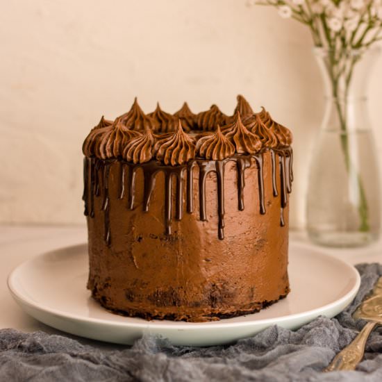 Chocolate Drip Cake - Recipe photo by PastryWishes