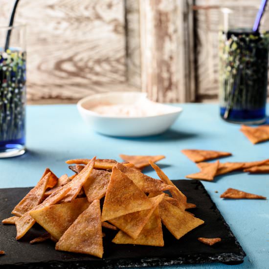 Keto Tortilla Chips Recipe - Recipe photo by suncakemom