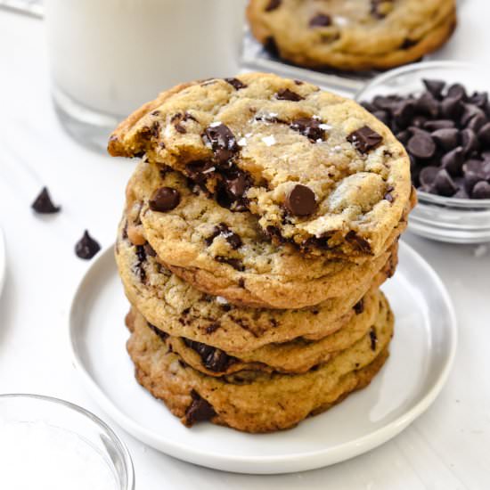 No Chill Chocolate Chip Cookies - Recipe photo by stressbaking