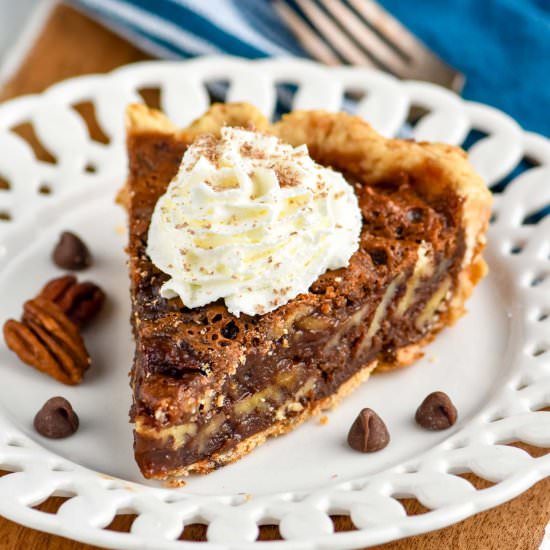 Chocolate Pecan Pie - Recipe photo by simplejoy