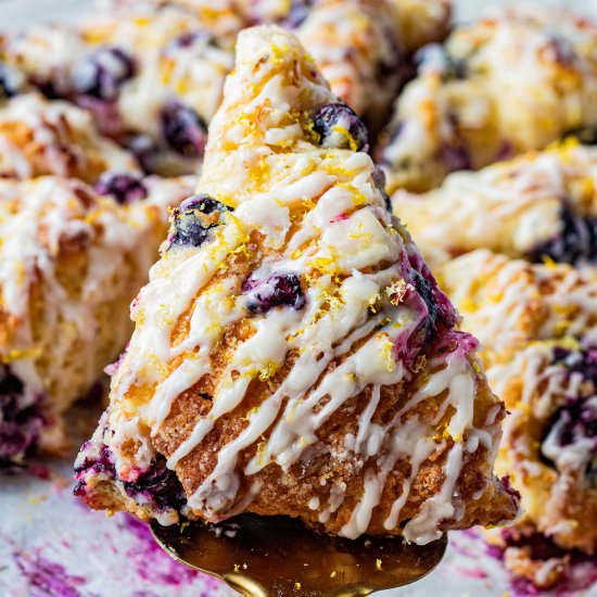 Lemon Blueberry Scones - Recipe photo by eatdessertsnack