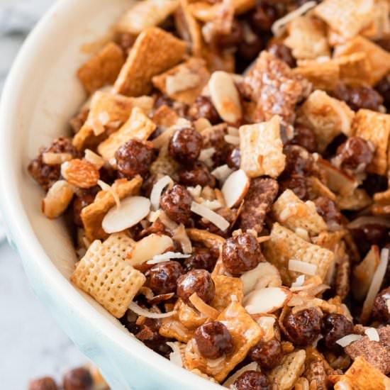 Chocolate Gooey Chex Mix - Recipe photo by eatdessertsnack