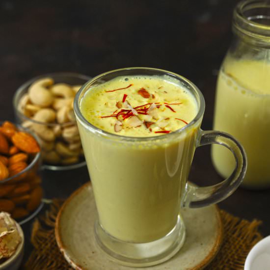 Kesar Badam Milk - Recipe photo by Funfoodandfrolic