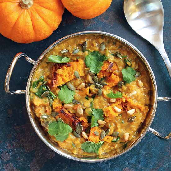 Red Lentil Dahl with Pumpkin - Recipe photo by glutenfreealchemist
