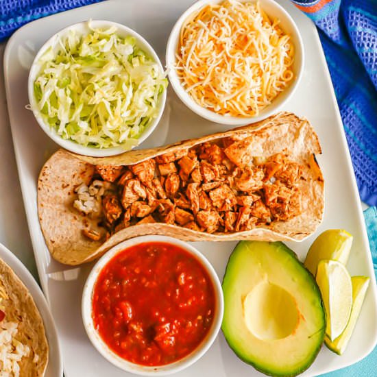 Leftover turkey tacos - Recipe photo by Family Food on the Table