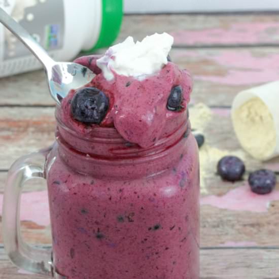 Triple Berry Protein Fluff Recipe - Recipe photo by Fitasamamabear
