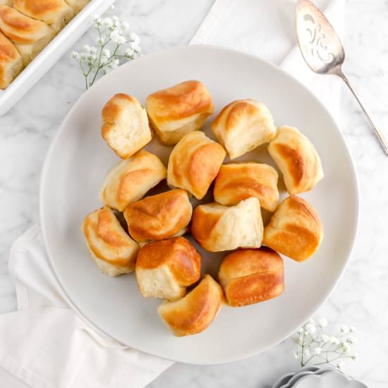 Pull-Apart Dinner Rolls - Recipe photo by bakerstable