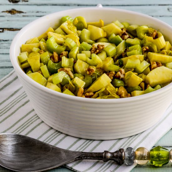 Green Apple Salad - Recipe photo by kalynskitchen