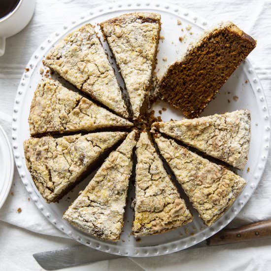 Gingerbread Pumpkin Coffee Cake - Recipe photo by pumpkinnspice