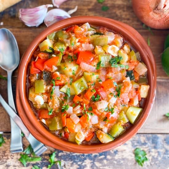 Spanish Ratatouille - Recipe photo by Spain on a Fork