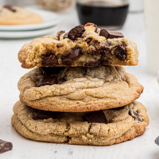 Chunky Chocolate Chip Cookies - Recipe photo by thecaglediaries
