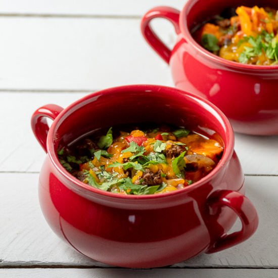 Slow Cooker Sweet Potato Chili - Recipe photo by sidewalkshoes