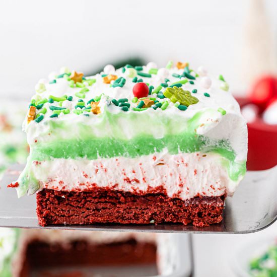 Christmas Lasagna Dessert - Recipe photo by ToSimplyInspire