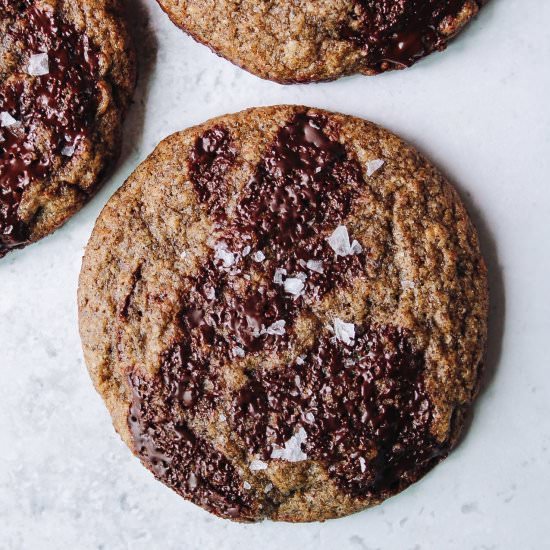 Buckwheat Chocolate Chip Cookies - Recipe photo by thefigjar