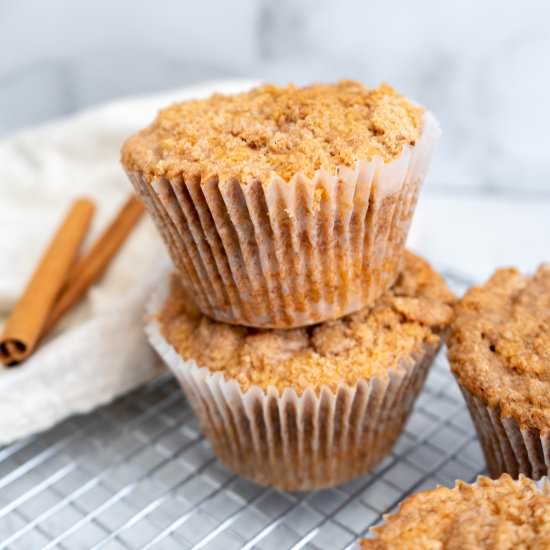 Cinnamon Streusel Muffins - Recipe photo by justastasty