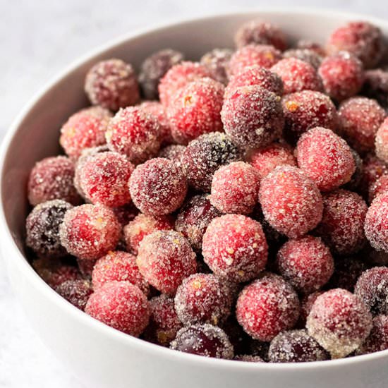Sugared Cranberries - Recipe photo by bellyfull