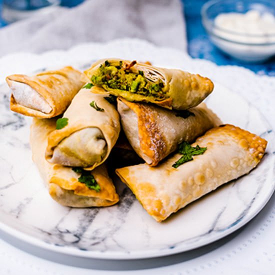 Air Fryer Vegan Avocado Egg Rolls - Recipe photo by asiancaucasian