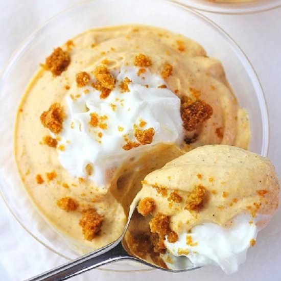 easy pumpkin mousse - Recipe photo by nowcookthis