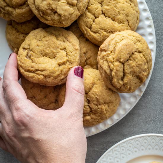 Pumpkin Snickerdoodles - Recipe photo by Aredspatula