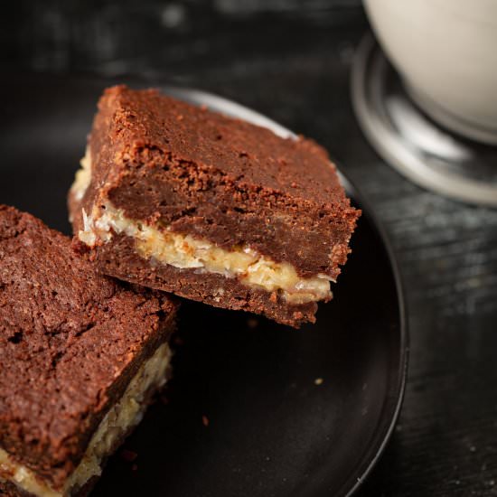 German Chocolate Brownies - Recipe photo by Barbara Curry