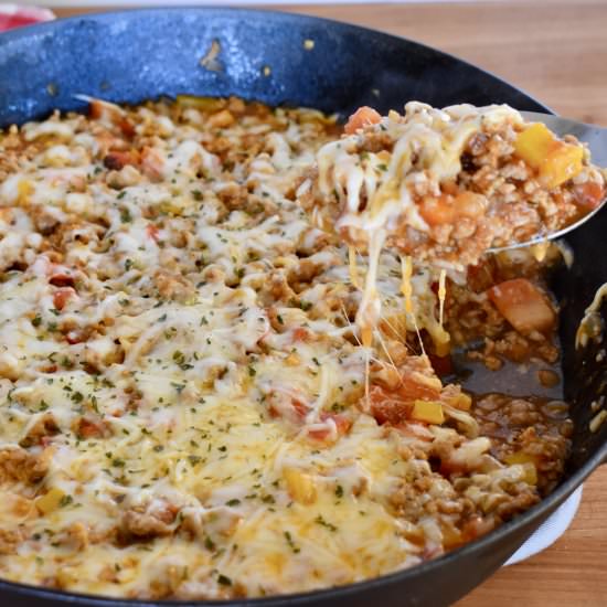Skillet Stuffed Peppers - Recipe photo by thisdelicioushouse