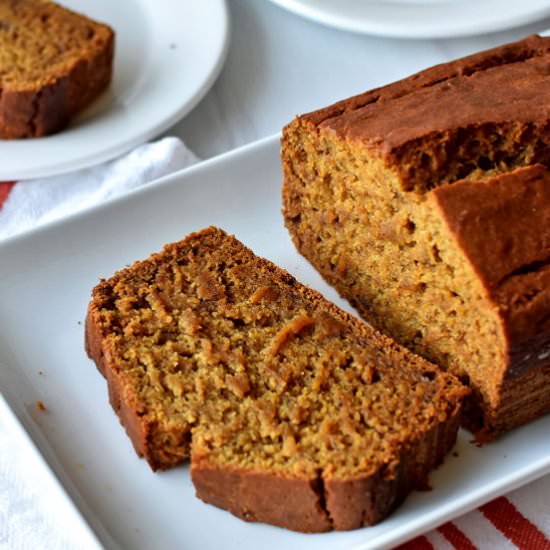 Gluten Free Pumpkin Banana Bread - Recipe photo by Flavor Walk