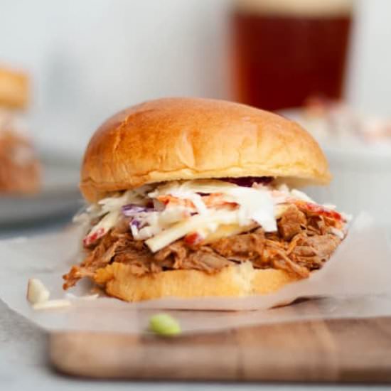 Apple Cider Pulled Pork - Recipe photo by erinliveswhole