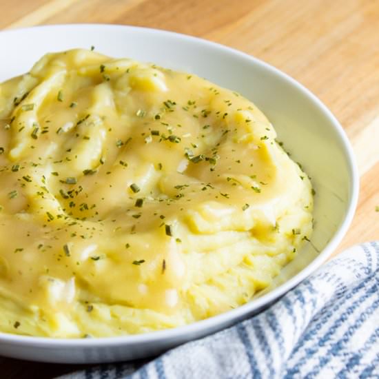 Instant Pot AIP Mashed Potatoes - Recipe photo by HurriedHealthNut