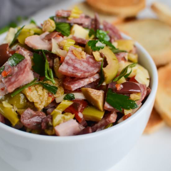 Muffuletta Dip - Recipe photo by fakeginger