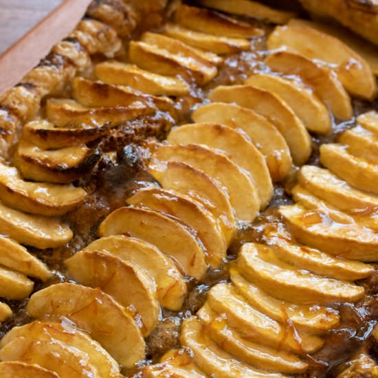 Apple Tart with Hazelnut Frangipane - Recipe photo by GiangisKitchen