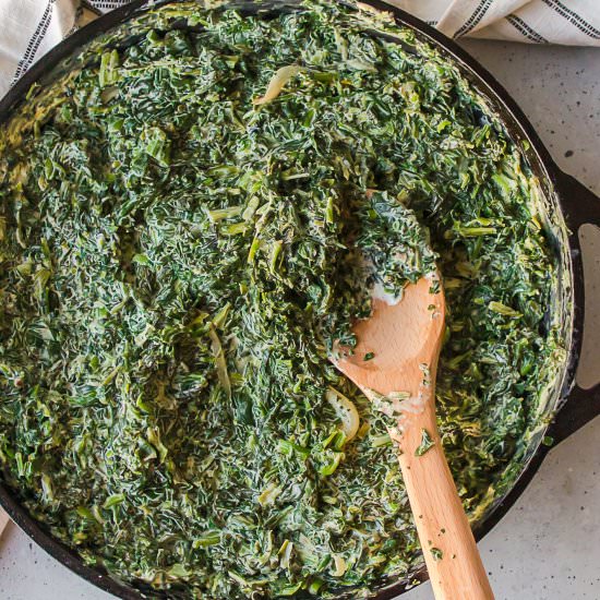 Creamed Spinach - Recipe photo by AllThingsMamma