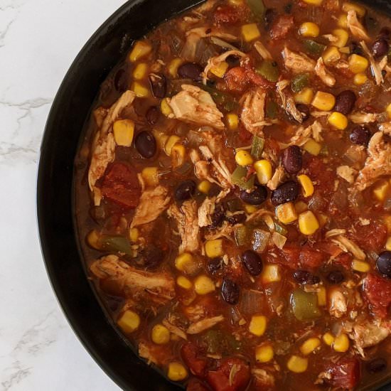 Slow Cooker Chicken Tortilla Soup - Recipe photo by thecandidcooks