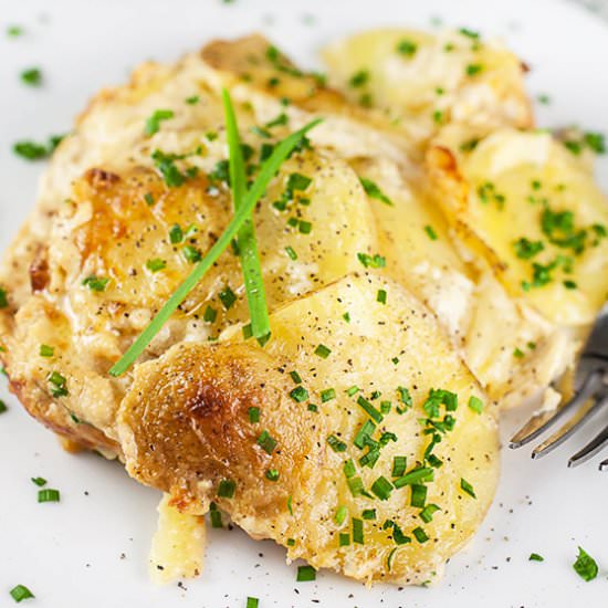 Gluten Free Au Gratin Potatoes - Recipe photo by therusticfoodie
