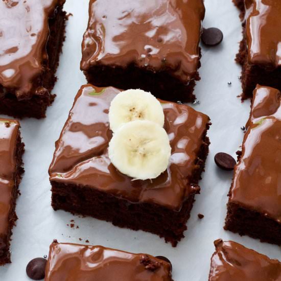 Vegan Chocolate Banana Cake - Recipe photo by joskitchenlarder