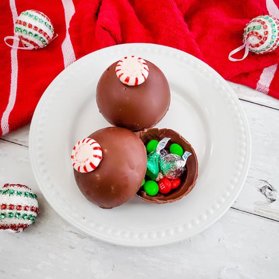 Hollow Chocolate Ball With Candy - Recipe photo by Everything Pretty