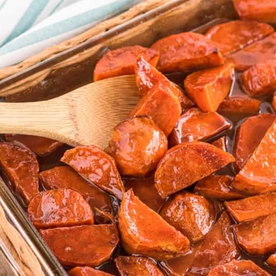 Baked Candied Yams - Recipe photo by OnMyKidsPlate