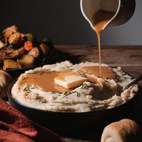 Easy Vegan Gravy - Recipe photo by Liv Vegan Strong