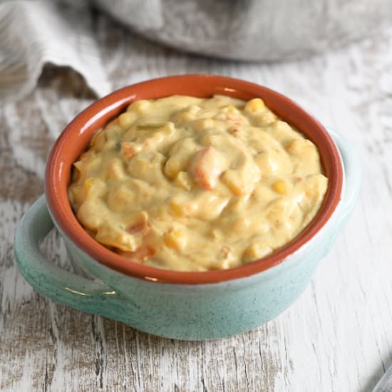 Spicy Sweet Potato Corn Chowder - Recipe photo by BEET OF THE WILD