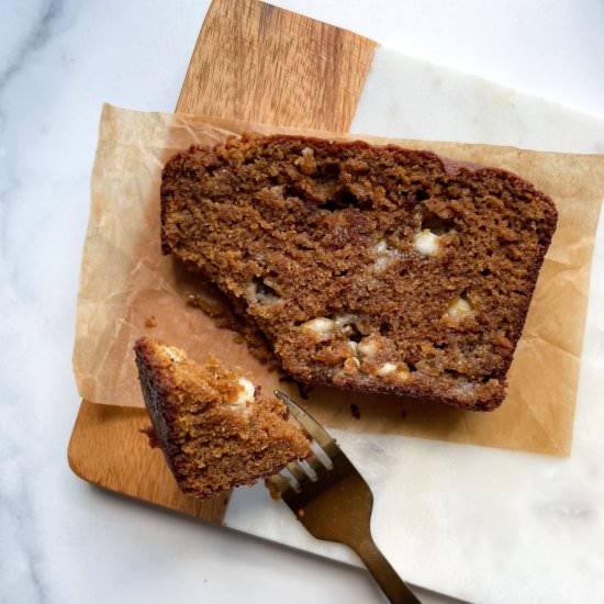 Healthy Gingerbread Loaf Cake - Recipe photo by frozen_bananas_
