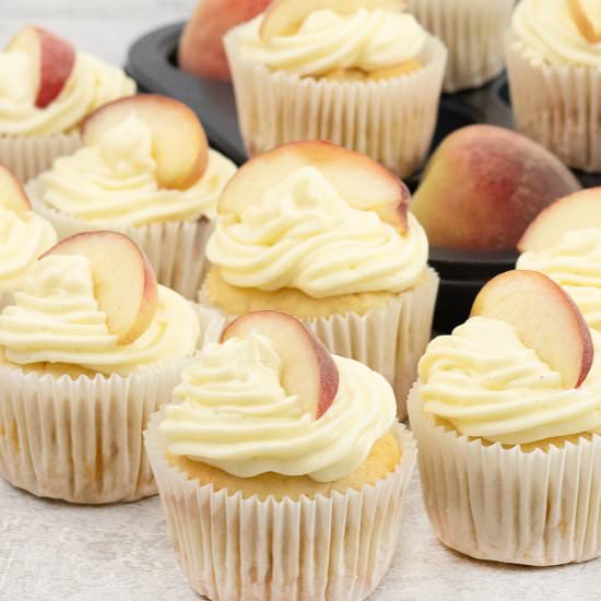 Peach Cupcakes - Recipe photo by Healthy Life Trainer