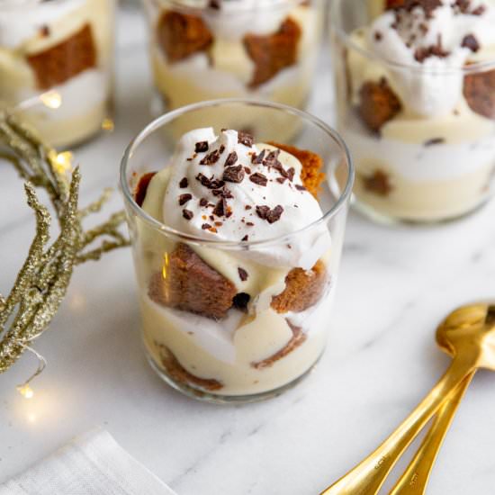 Gingerbread Trifle (GF Option) - Recipe photo by FromScratchFast