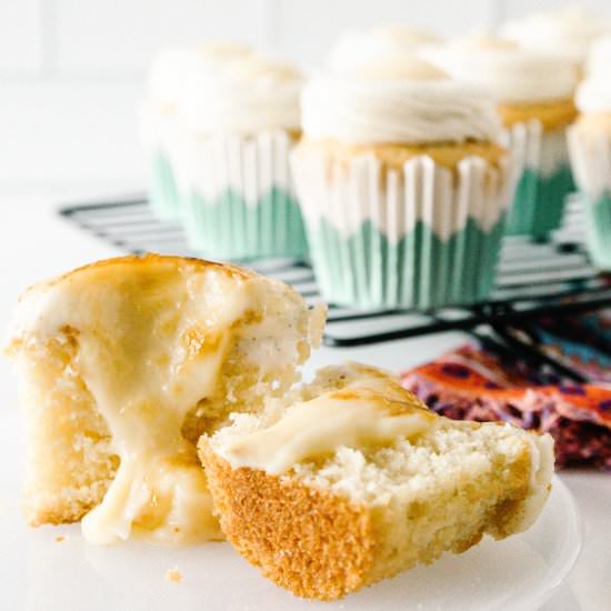 Creme Brulee Cupcakes - Recipe photo by GoodieGodmother